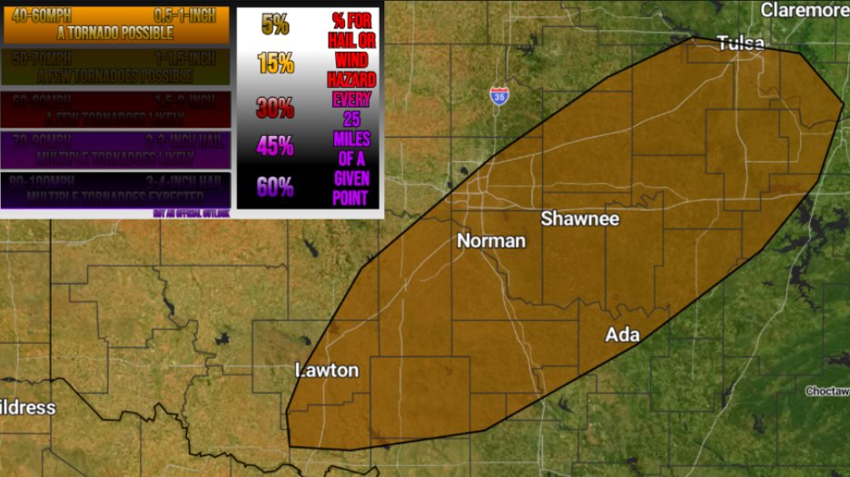 Multiple days of severe weather will be likely this week with a low-end ...