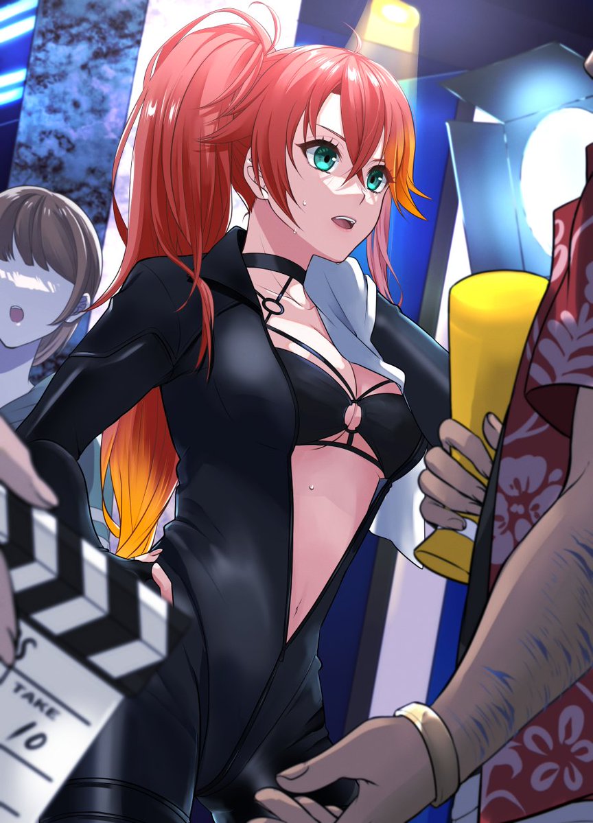 runrui_kaku's tweet photo. skeb納品完了です！界の軌跡よりジュディス描かせていただきました😄女優スイッチが入ったジュディスはカッコいいです！ https://t.co/MvGlYkbH6z