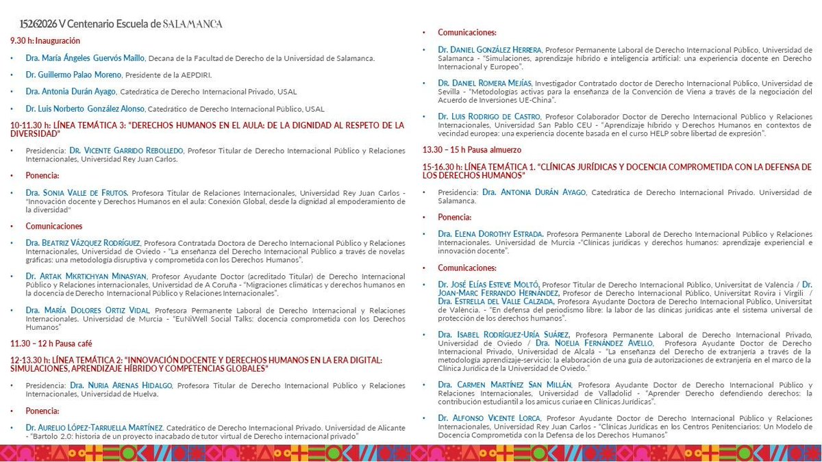 ClínicaJurídica USAL tweet media