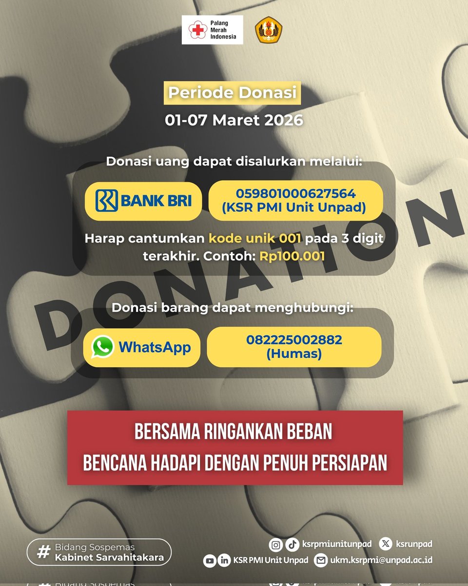 KSR PMI Unit UNPAD tweet media