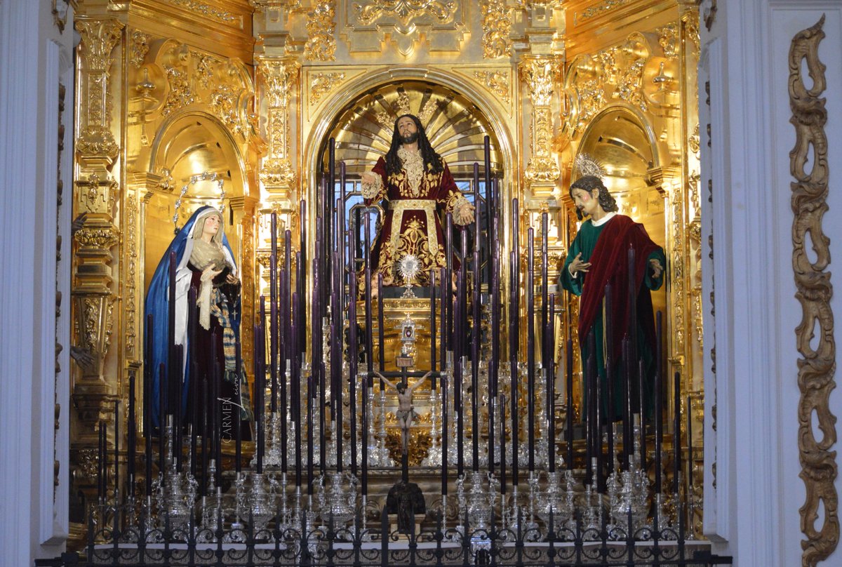 devocionprch_'s tweet photo. La capilla de la Archicofradía del Huerto durante el Culto en honor a Nuestro Padre Jesús Orando en el Huerto

#yosoydelHuerto
#CofradíasMLG https://t.co/rLr7oevEX6