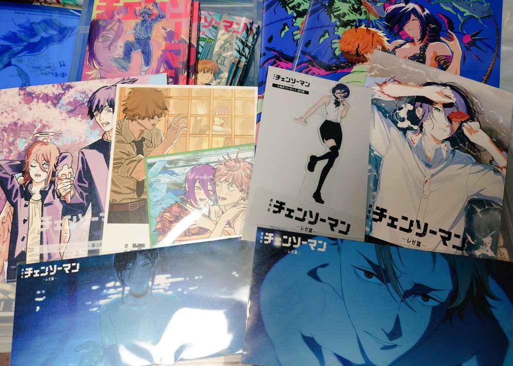 チェンソーマン レゼ篇15,6回観に行って入場特典オールセット ここまで