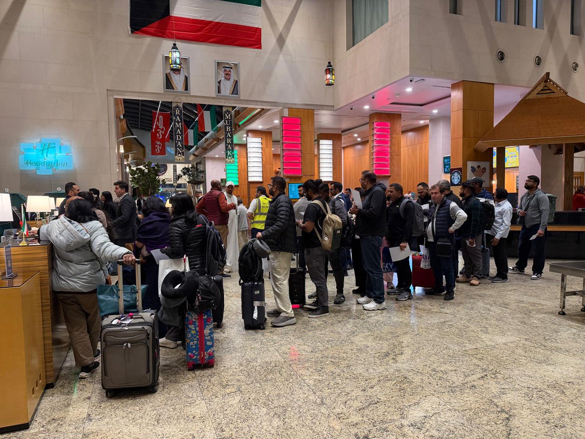 sanjay_varnwal's tweet photo. Never imagined a routine Delhi to New York trip could turn into something like this, and I would get stuck in the middle of all of it that world is watching from outside. 

I took my 3am flight from Delhi to Kuwait, landed in Kuwait at 5:30am. And, waited at the airport to take my flight to JFK at 9am. Everything felt completely normal when our flight took off from Kuwait at 8:45 AM on February 28th. I was just settling in, reading a book, totally unknown to what's happening outside. 

Then, maybe 45 minutes in, the pilot announced mid air that because Iraqi airspace suddenly closed, we can't go forward. And, in the air, the flight reverted its route back to Kuwait. Was bit annoying then. I did not realise the mess I was getting into.

My first thought was that maybe something was wrong with the plane and they just weren't telling us the full story. I thought, "Okay, fine, I’ll probably just land in New York three hours late." Even after we touched back down in Kuwait, I still didn't grasp the gravity of the situation.

At the airport, the Kuwait Airways staff too were clueless, and had zero info on when we’d leave. Though the news started flashing that some conflicts have started in the region and Iran, US, Israel are involved. But, due to this Middle East conflicts always in news, I thought it to be routine, nothing to be worries about so much. 

Kuwait Airways gave us a revised departure: 1:30 PM in the same flight. They re-issued boarding passes, checked us back in. We waited and waited, but the flight did not take off. An hour passed, I was still hopeful that the flight would take off (naive?). Around 3pm, airline staffs said that the planes are grounded and there is no way that flights can operate now. This is when the seriousness of the situation hit me hard. I realised - shit, I am stranded here now !! 

Most of the locals who came in to board various flights, went back their home. But, the ones who were in Kuwait as transit destination stayed. Close to 1000 odd people, or may be more, stranded at the airport. We waited and waited. 

At about 5pm, someone from the airways told that all of us would be moved to hotels provided by the airline. I thought to book another accommodation earlier, but realised that in these circumstances, it is better to stay together in the mix. God knows, when the flight would resume, and because you are outside, you won't know. Not worth taking the risk. I went along. We managed to move out of the airport by 8pm. And, it was pure chaos - over a thousand people, a fleet of buses, and police everywhere trying to keep the peace. Kudos to authorities, the way they managed the situation. 

Finally, about 10pm, we were all checked in to 3-4 hotels in the city. And, this is how one of the most interesting days of my life ended. Now stuck here, waiting for the airspace to open, with war outside!

Big thanks to friends and Indian Embassy for always being around and being so helpful. So proud to be an Indian 🇮🇳 🇮🇳

@narendramodi
@PMOIndia
@mygovindia
@PIB_India
@DrSJaishankar
@MEAIndia
@IndianDiplomacy
@ANI
@diaspora_india
@airnewsalerts
@KVSinghMPGonda
@PmargheritaBJP
@SecretaryCPVOIA