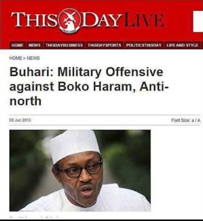 Isikotebuogbaya's tweet photo. Buhari called Boko Haram "our misguided brothers".

Current VP Shettima dined with Boko Haram.

An army general said a "repentant" Boko Haram member can aspire to become Nigeria's president.

Nuhu Ribadu, the current NSA, just said Boko Haram is a family affair.

DIVIDE NIGERIA‼️ https://t.co/ct30if4V29