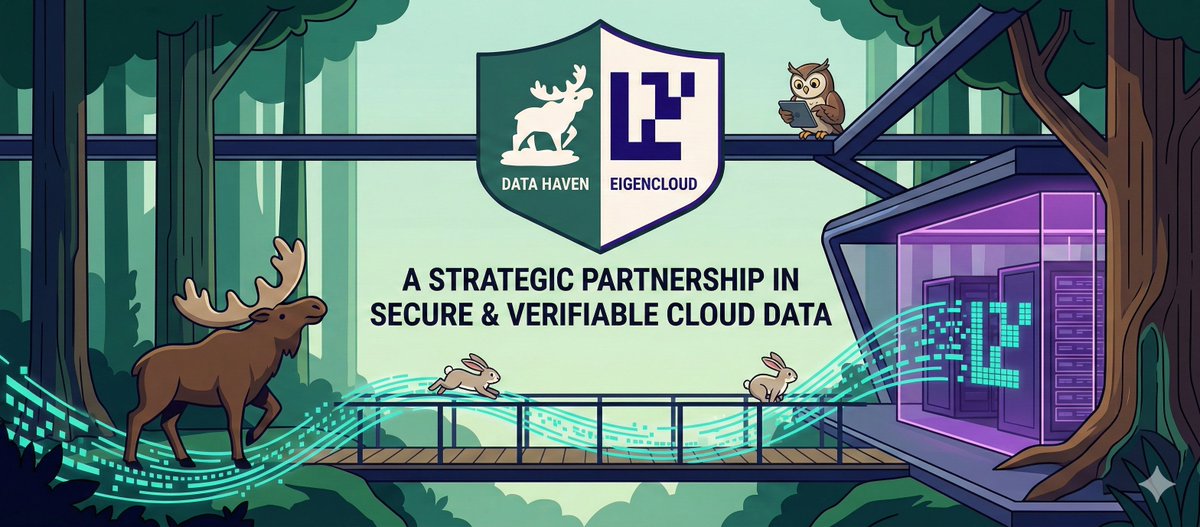 ReviewOng's tweet photo. "Verifiable services are no longer a nice-to-have, but a necessity for AI, AI agents, payments, and other critical systems."  This hit different.

@eigencloud
vx
@DataHaven_xyz

aren't building optional infrastructure. They're building what every serious application now requires. https://t.co/hW5pG6xjUi