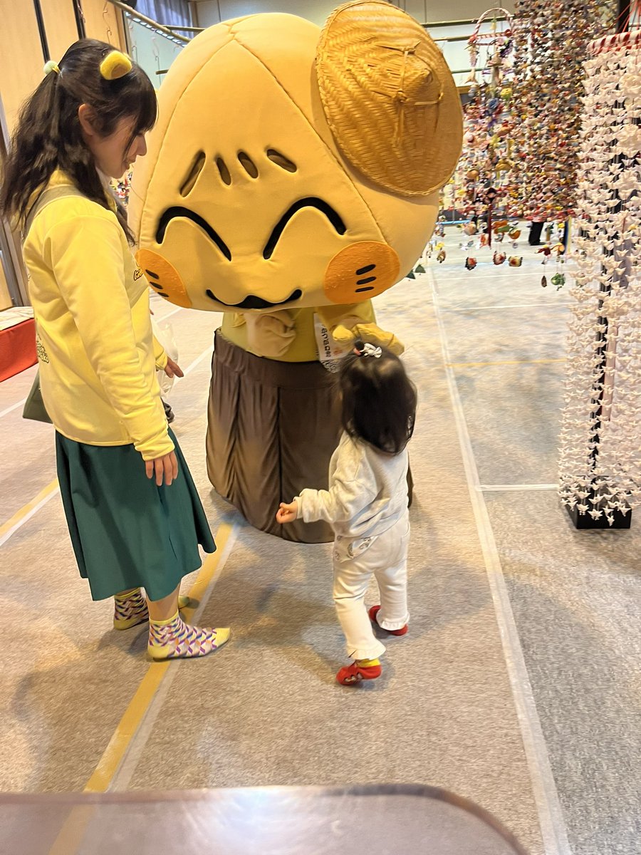 nyakatsugawa #あぎの里のつるしかざり #にゃかつがわ君 吊るし雛を見