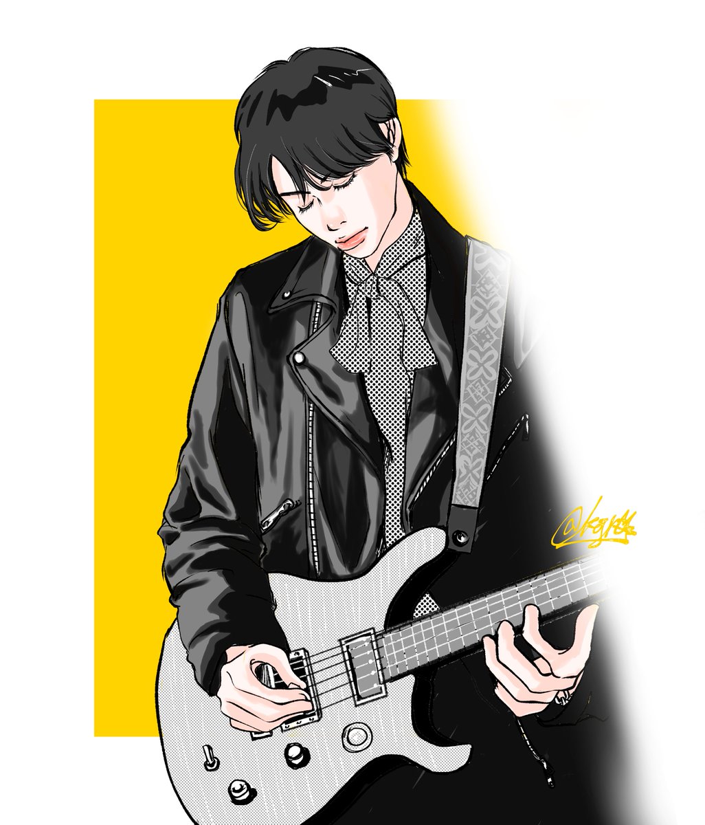 らくがき🖤🤍🎸