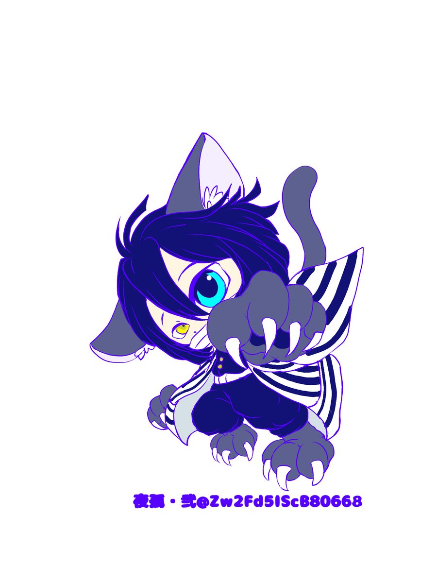 Post by 夜狐 on X: ねこ🐍🍡