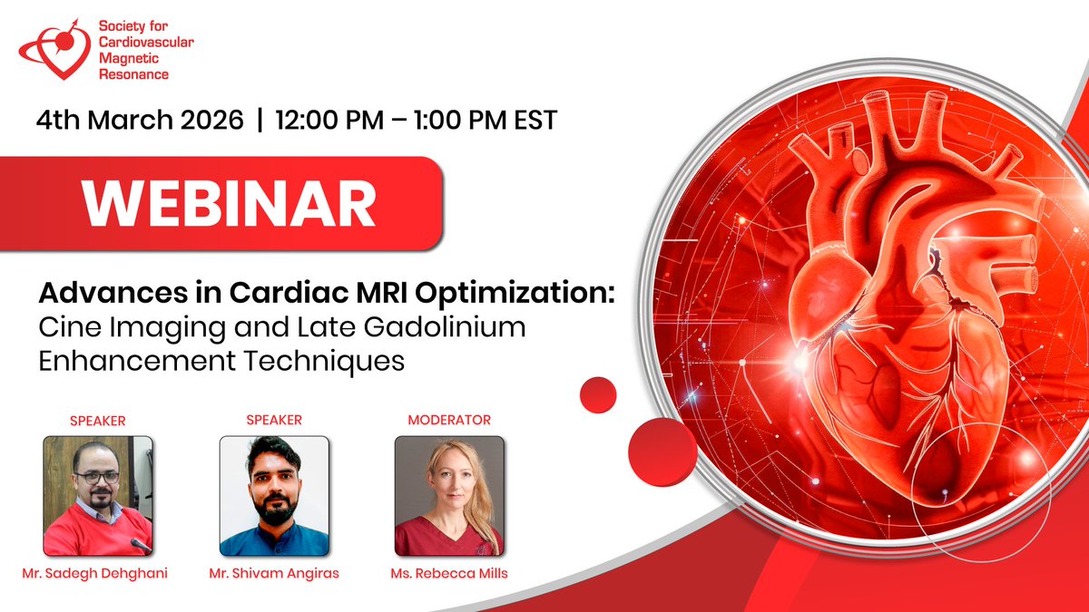 Society for Cardiovascular Magnetic Resonance tweet media
