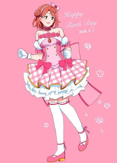 歩夢ちゃん誕生日おめでとう!! 遅れちゃってごめんね…! #上原歩夢生誕祭2026 #上原歩夢誕生祭2026
