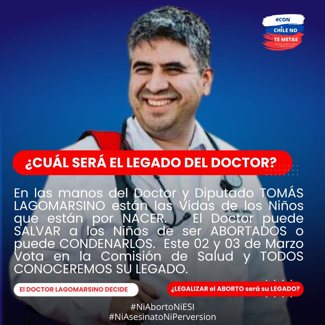 AnalisisNotic7's tweet photo. @DrLagomarsino tiene una responsabilidad, honrar su compromiso con la Vida, y la niñez. 
@ObjetoresChile @POCCopiapo
@DaniloSilvaF10 @Jou_Kaiser @PanchoFritis @SandraQuierePaz @TERE_LAprofe73 @CChileNoTeMetas https://t.co/PXcmmuxtWi