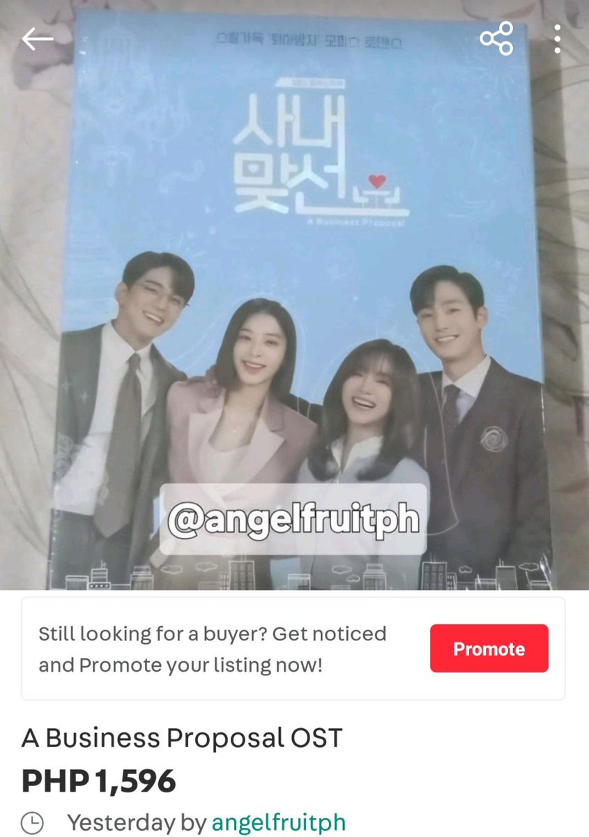 angelfruitph's tweet photo. WTS|LFB|PH

[On-hand]
Sealed Kdrama OST Album! 

Free shipping around Manila! 

If interested, you can DM us here on X, on Instagram, and Carousell.

#businessproposal #hospitalplaylist #ourblues #snowdrop https://t.co/lj2WOrLsx6