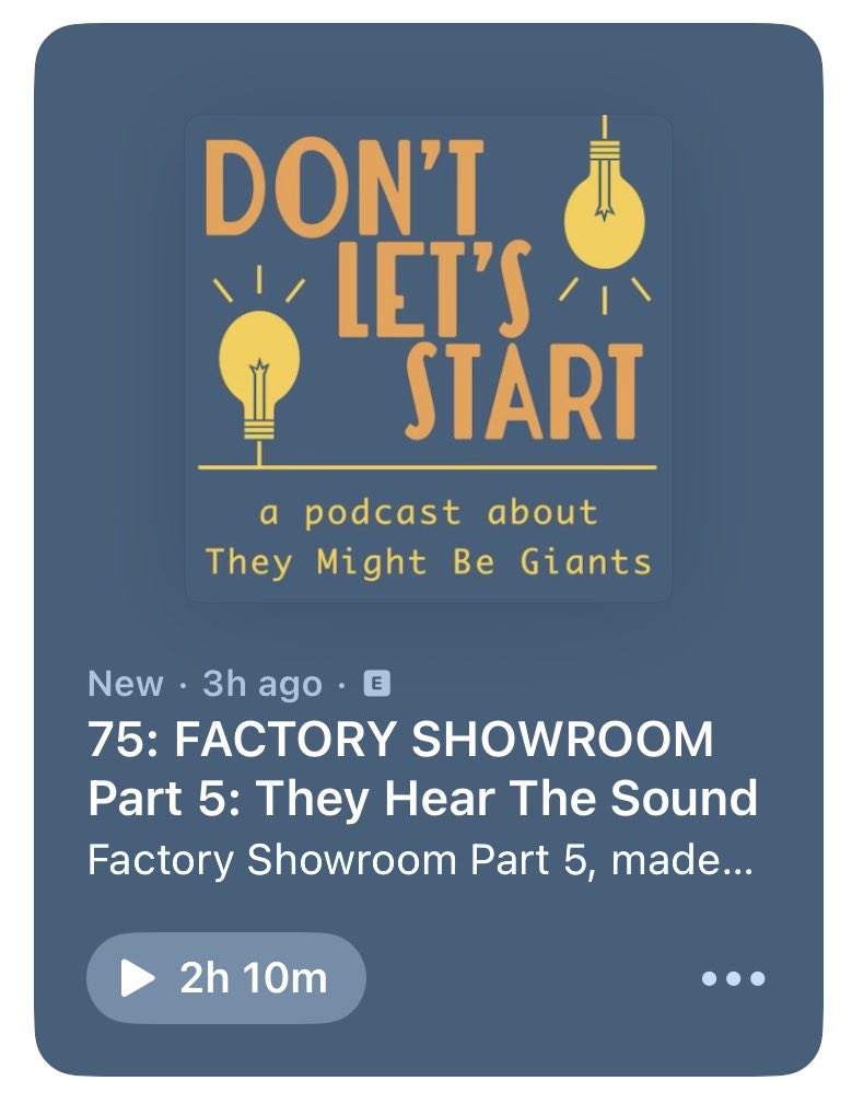 Don't Let's Start: A Podcast About TMBG tweet media