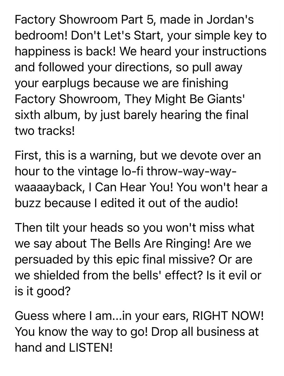 Don't Let's Start: A Podcast About TMBG tweet media