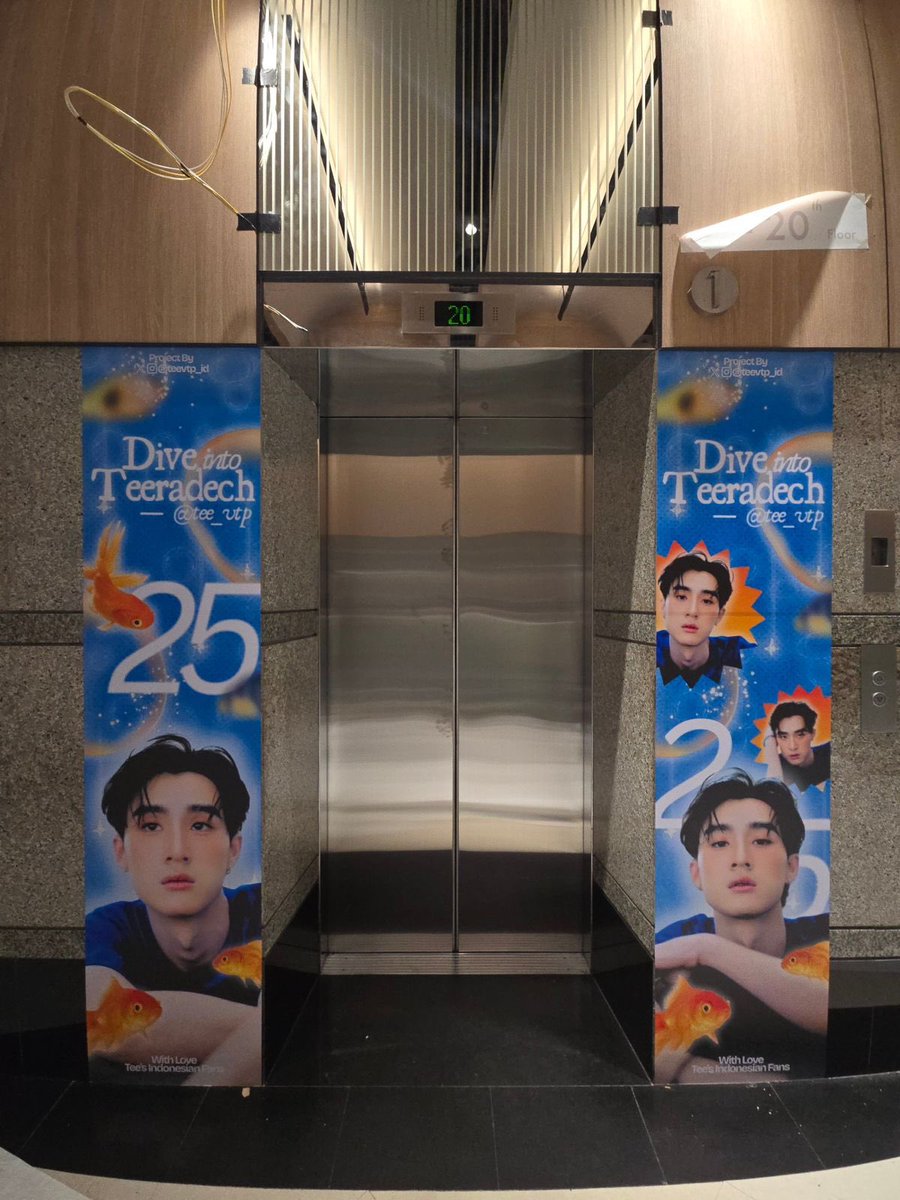 Selamat malam semuanya!🌠

Kami ingin menginfokan untuk lift ads Tee sudah terpasang di gedung GMMTV, dan kami informasikan kembali untuk di tanggal 1, 7, &amp; 8 Maret lift ads Tee tidak bisa dilihat ataupun di foto yaa dikarenakan adanya “urgent repair”

#tee_vtp #ธีรเดช