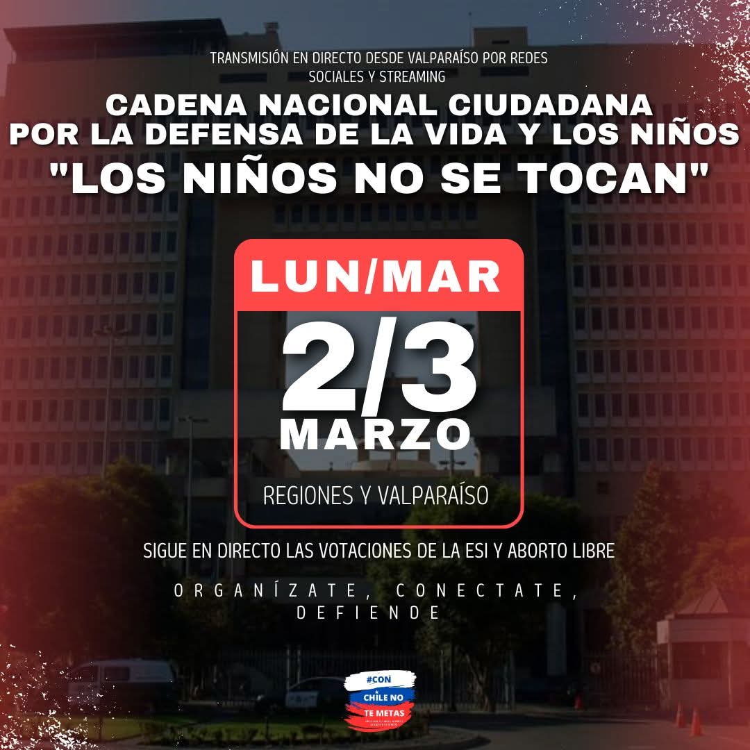 PanchoFritis's tweet image. Atención Martes 03 de Marzo @GobiernodeChile @GabrielBoric van con todo para aprobar la #ESI y el #AbortoLibre hasta los 4 meses. Es fundamental una reacción con fuerza y decisión que en la @Camara_cl deben sentir.
Estos son proyectos emblemáticos de la Agenda 2030 y que ya
