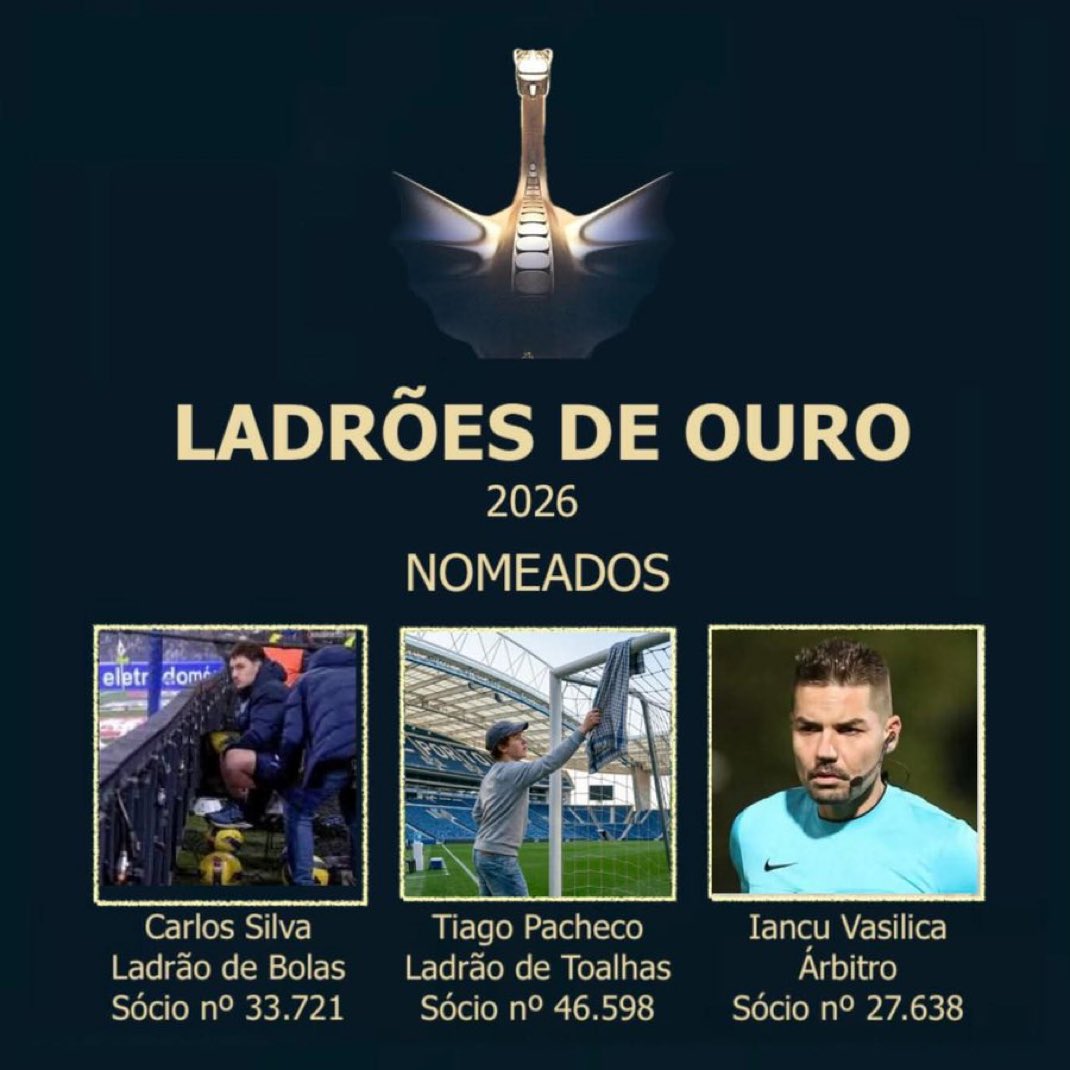 Concordo. Quem será que vai levar o prémio para casa?