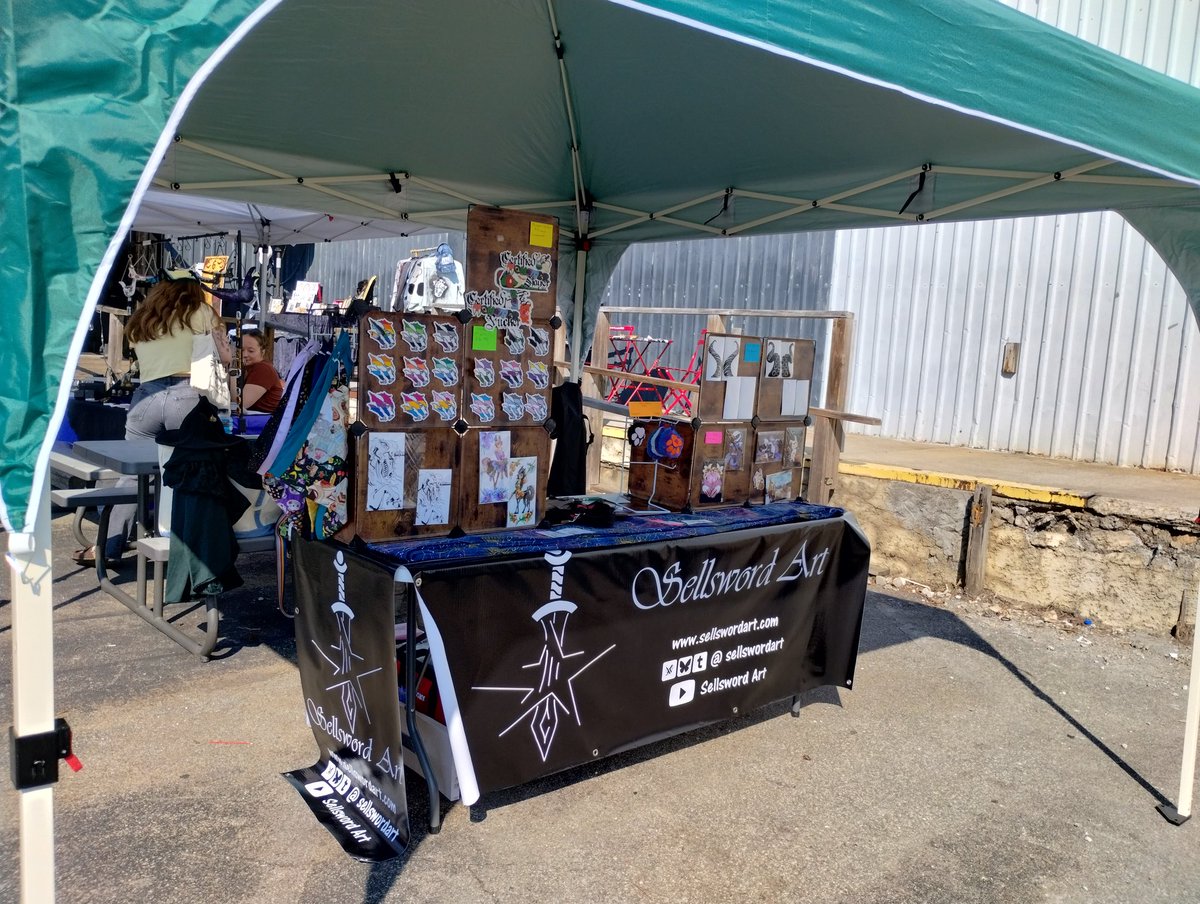 sellswordart's tweet photo. Sorry I missed my social media ritual yesterday, but you get two announcements today! We are at anime paridaisu Anime Market and with limited stock at Chapel of Bones! Come say hi! https://t.co/Z6oq1LeQbh