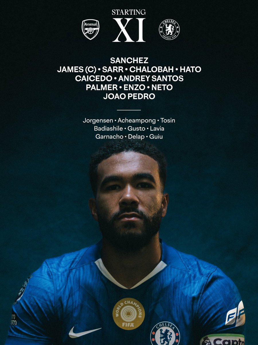 WeArePLeague's tweet image. • Times escalados para Arsenal v Chelsea 

#PremierLeague 

#ARSCHE 

#WAPL