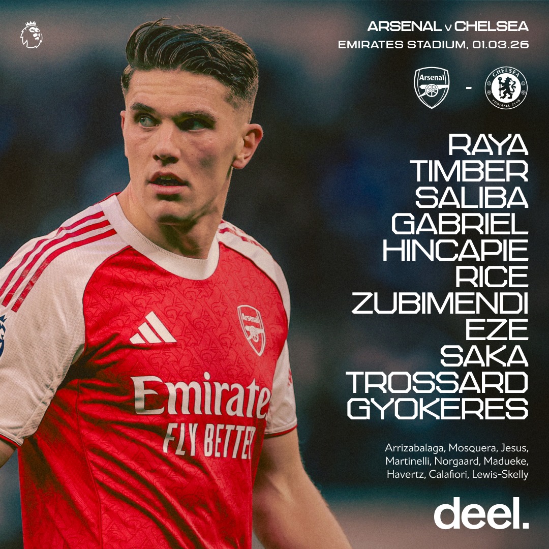 WeArePLeague's tweet image. • Times escalados para Arsenal v Chelsea 

#PremierLeague 

#ARSCHE 

#WAPL
