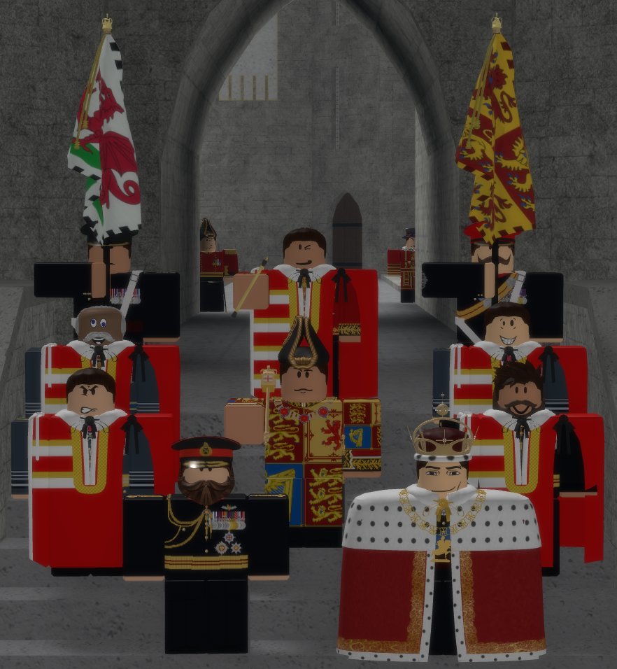 Happy St David's Day all 🏴󠁧󠁢󠁷󠁬󠁳󠁿! Bit of a flashback, but the old Roblox Prince of Wales investiture popped up on my files, so figured I'd pop them up here!