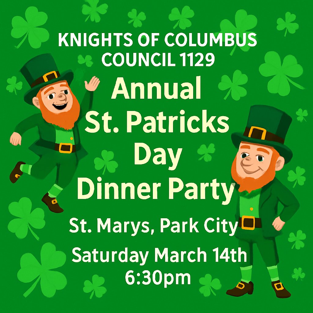 KofC1129's tweet photo. Get your tickets at https://t.co/gsUGldo9s4 https://t.co/uU6hdem5kl
