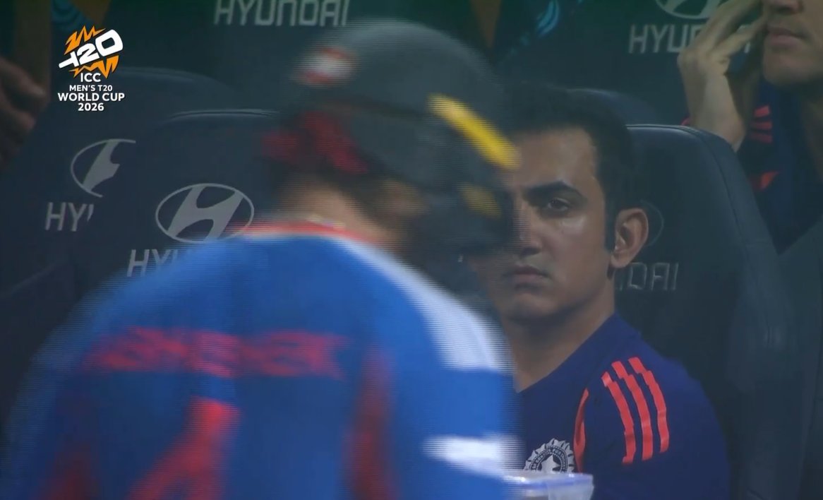 Nah, Gambhir's blood is boiling. 😭