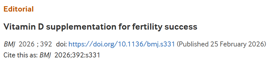 doctorneyro's tweet image. The benefits of #vitaminD supplementation varied by initial #cyclelength, degree of #hyperandrogenism, and #luteinisinghormone to #FSH ratio, raising the possibility that certain #phenotypes of #PCOS may be more responsive to #vitD #treatment.

bmj.com/content/392/bm…