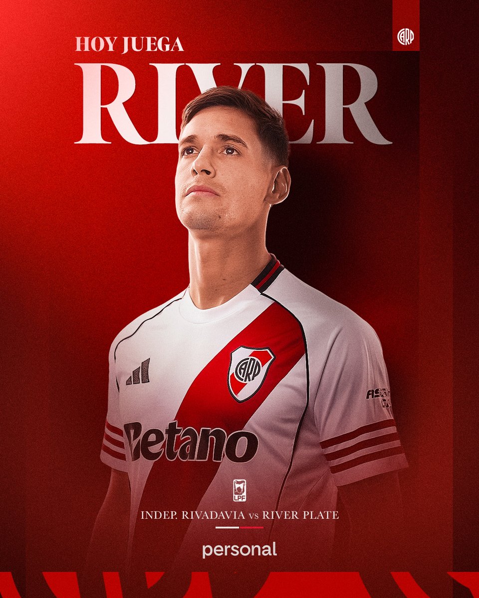 ¡HOY JUEGA RIVER! ⚪🔴⚪