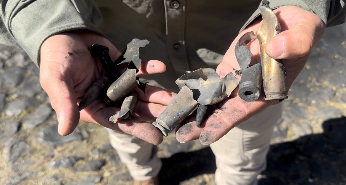 OscarRamirezTJ's tweet photo. IMPORTANT:

The bullet casings that we found inside of El MENCHO three houses on the day of his detention.

50 caliber casings were made in Minnesota
R15 casings were made in Missouri.

We have the evidence. https://t.co/HHVXoNniQG