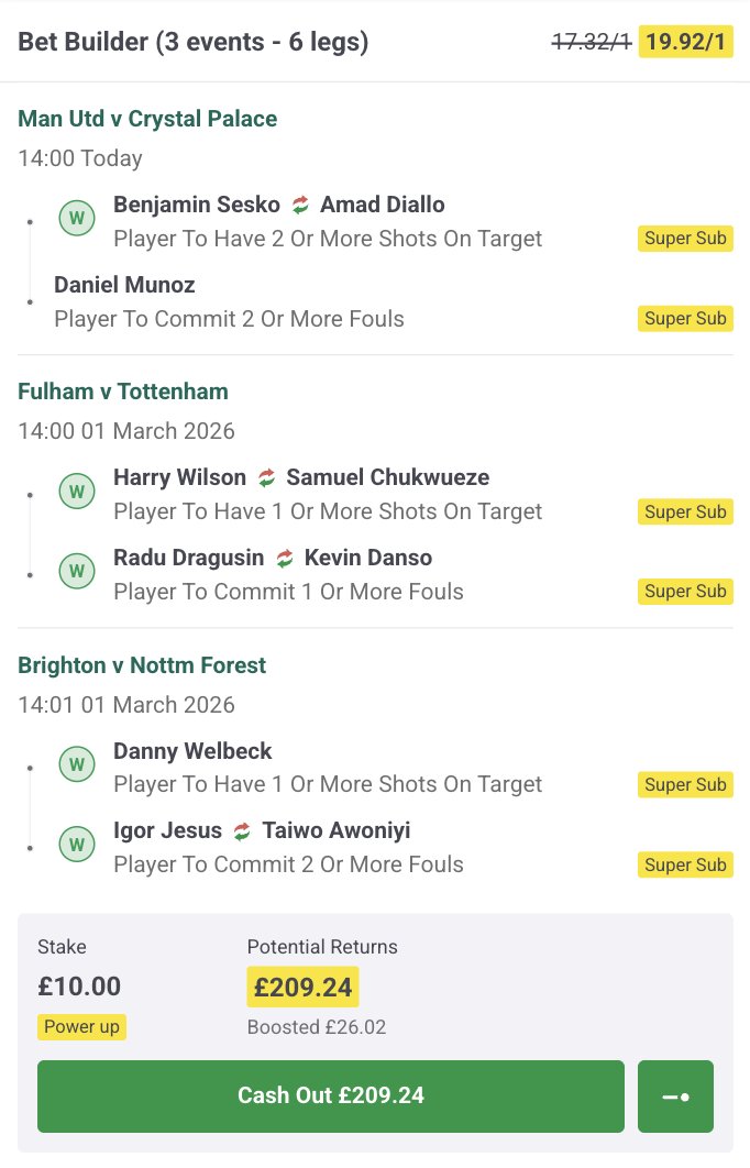 Footy Accumulators tweet media