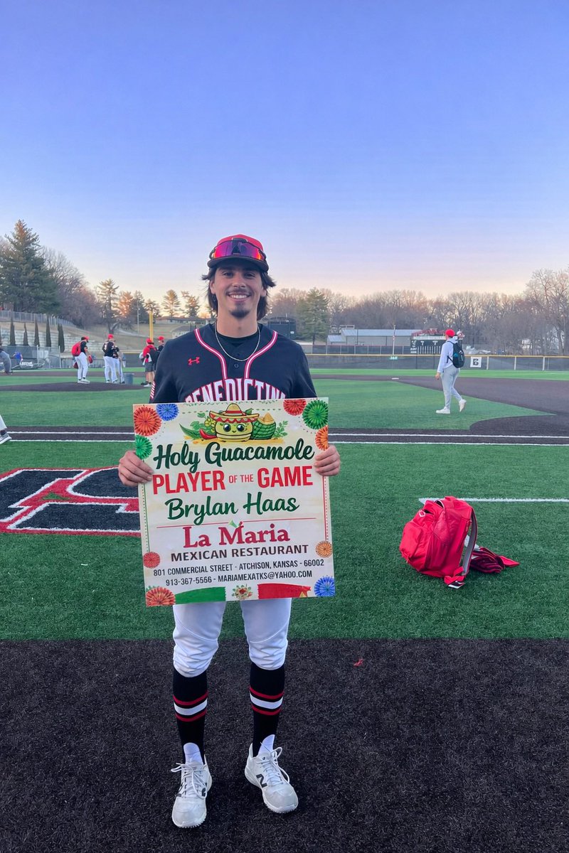 RavenBaseball's tweet photo. Our La Maria Holy Guacamole Player of the Game was @bchaas16 

Like/Retweet/Follow for a chance to win free guacamole or queso from La Maria! https://t.co/3jh2yK6WA0