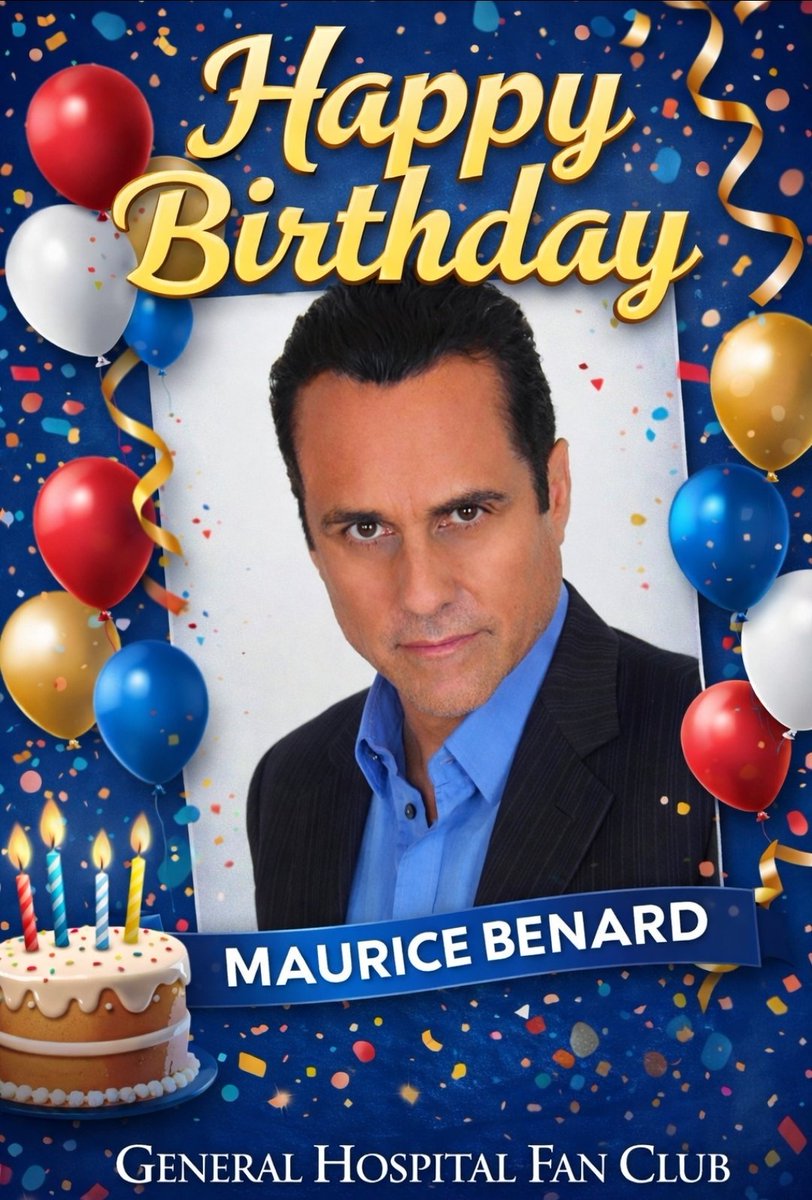OfficialGHFC's tweet image. Maurice Benard 
 Please join the @officialghfc and wish @mauricebenard A Very Happy Birthday!
#sonnycorinthos
#birthdayboy #celebration #birthdaycake  #birthdaywishes #generalhospital #officialghfc teamghfc  soapopera ghbaby prospectstudios generalhospitalcast 
Please Retweet