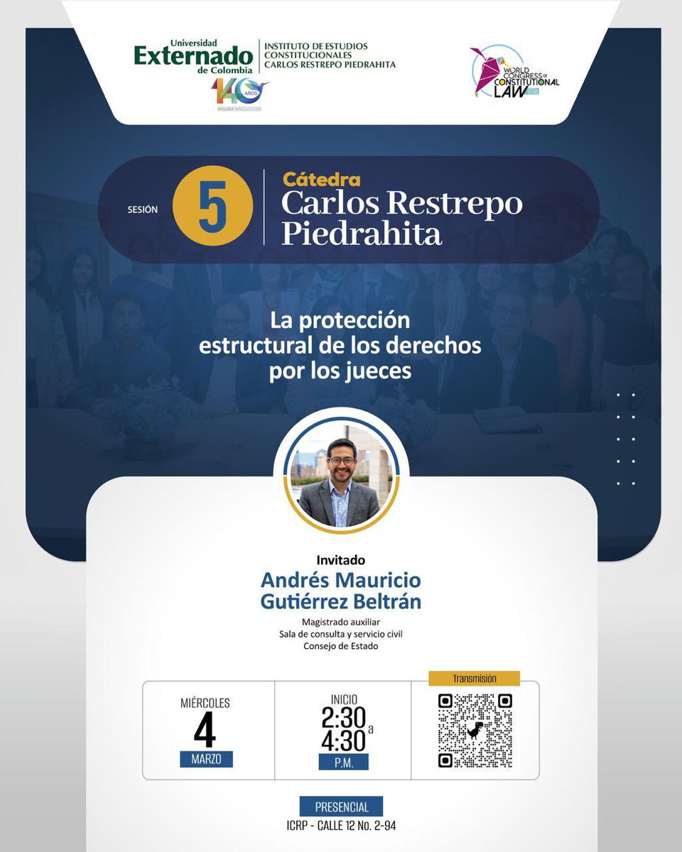 Departamento de Derecho Constitucional- UExternado tweet media