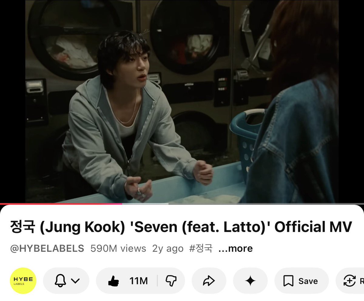 JJK_Times's tweet photo. Jungkook ‘Seven (feat. Latto)’ Official MV has surpassed 590 million views on YouTube!

https://t.co/SjRXGGHoxS https://t.co/DlPzCPwbJY