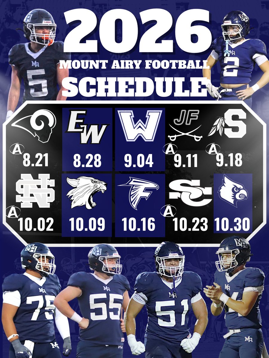 Mount Airy Football tweet media