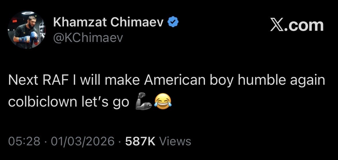 How about you defend your title first? 🤡