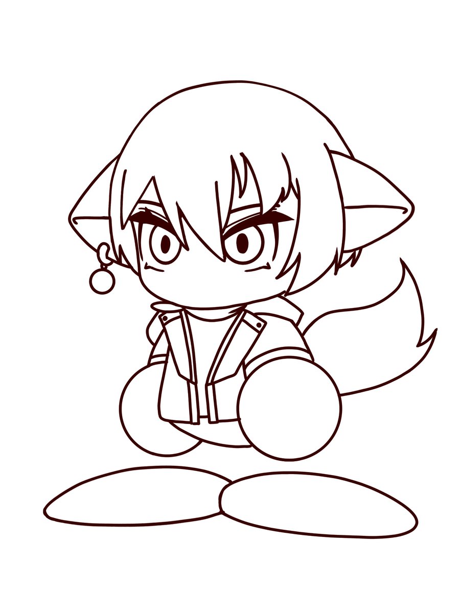 見ながらちょっと思い付きでふで走らせ走らせー