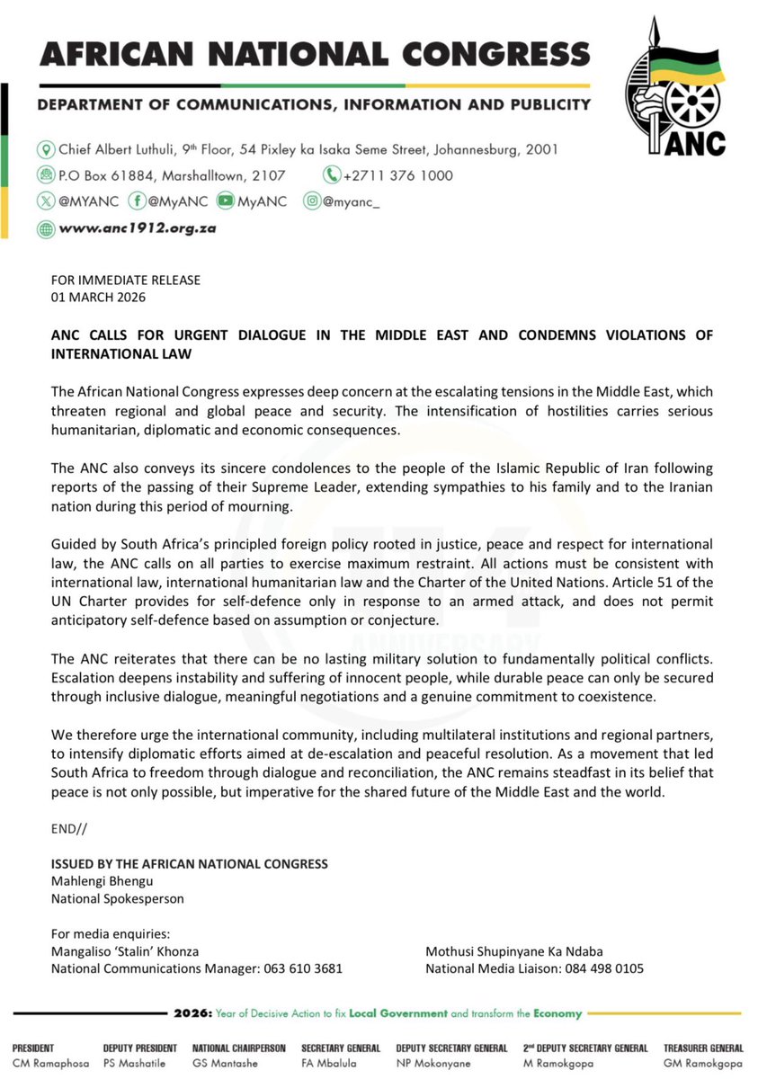 ANC - African National Congress tweet media