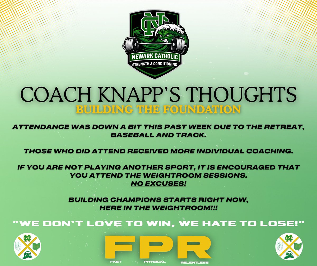 Newark Catholic Football tweet media