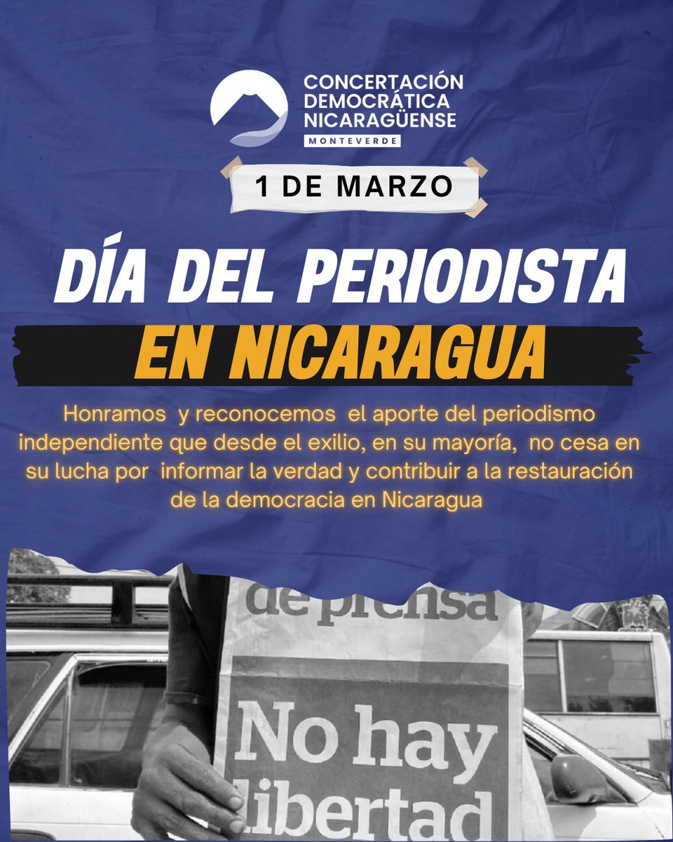Concertación Democrática Nicaragüense tweet media