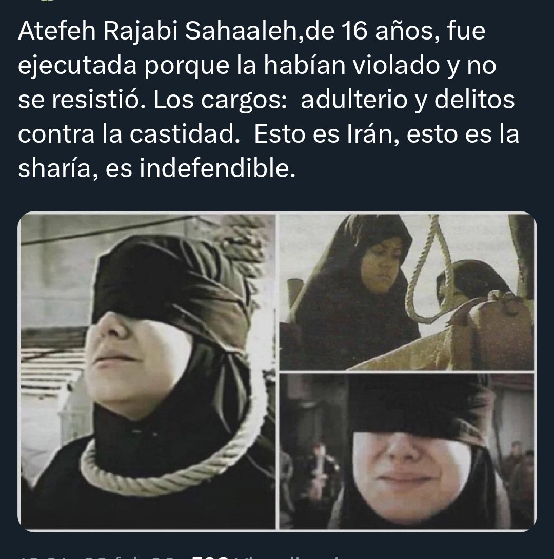 <a href="/Jordigave/">Jordi Garriga 🇪🇸🇾🇪🇮🇷🇨🇳🇷🇺🇵🇸🏴</a> No tienes vergüenza 
Y a mí , como mujer no me blanquees a ese criminal.