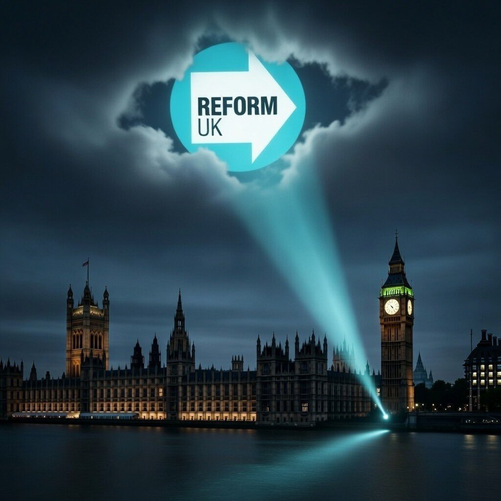 Reform UK is gonna shine a new light on Parliament OH YEA!!!!!!!!!.