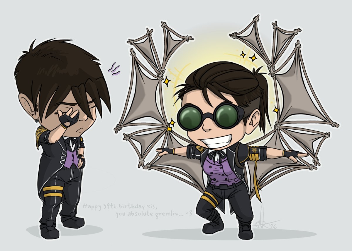 Happy birthday to me and my twin! We gonna fly directly at the paintress while playing flight of the valkyries to celebrate turning 39!