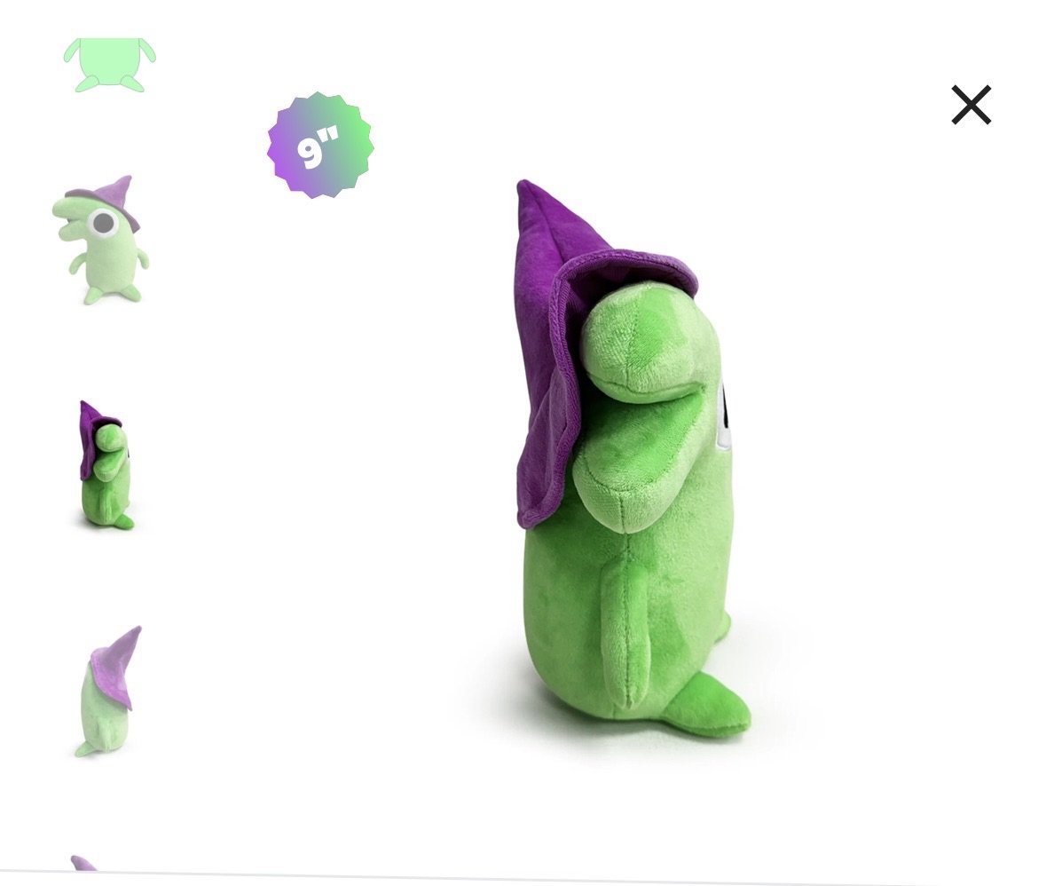 Glep after Charlie sat on him.