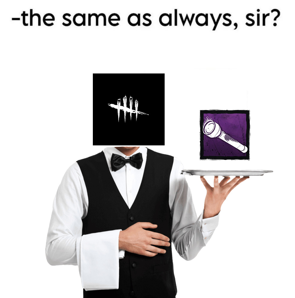 DeadbyDaylight's tweet photo. What item or add-on is being served for you? https://t.co/bTUJZFPtQN