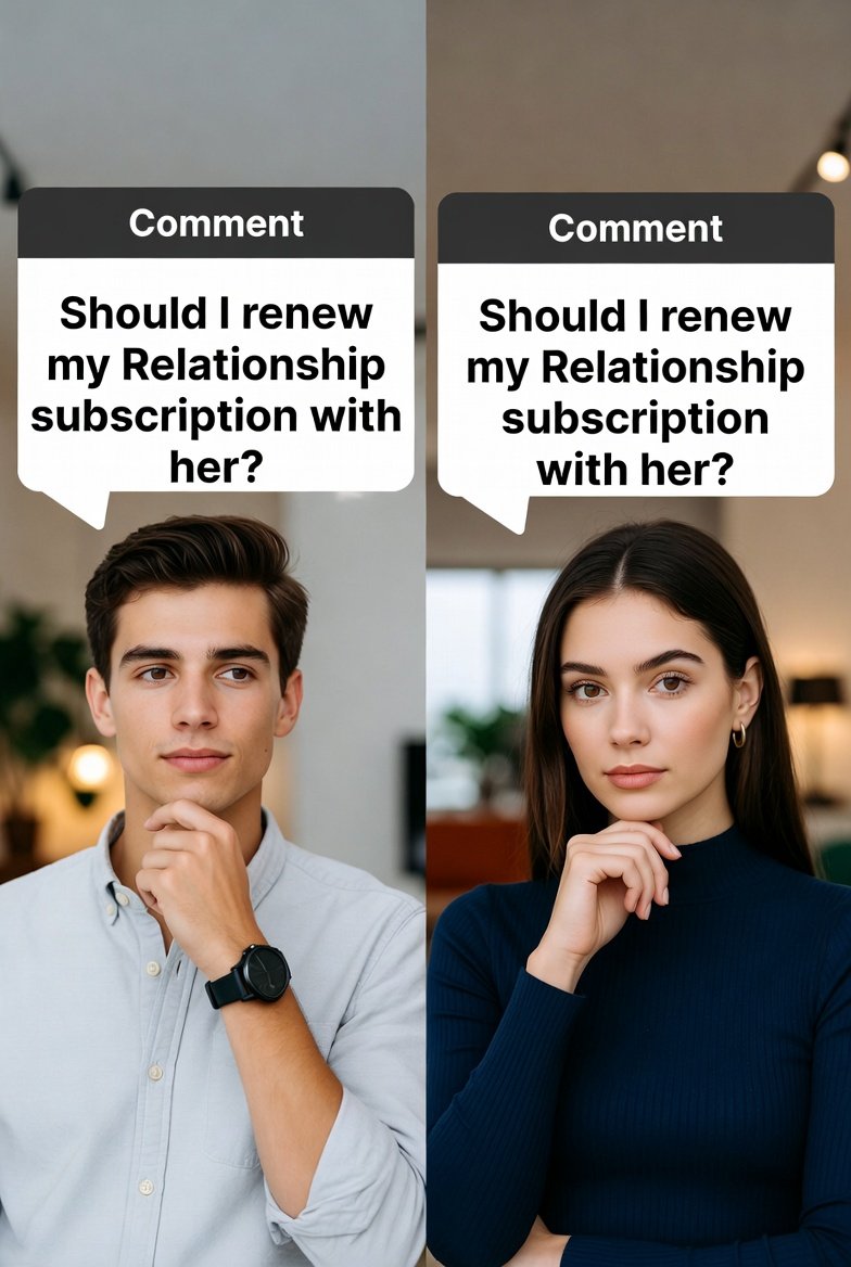 Relationship Talk:

If Relationship Na SUBSCRIPTION Like Netflix, DSTV or MTN Data...  Every 30 days you go see:
"Your Love Subscription go expire tomorrow, 
 Will you RENEW with your current bae/boo??? 
Be sincere 😊