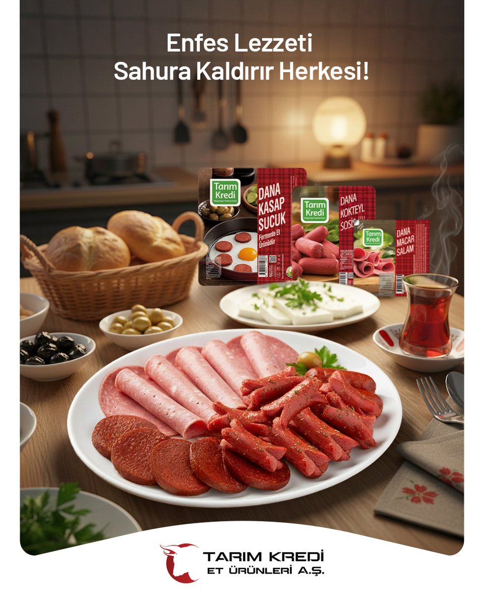 İçeriğiyle güven veren, kalitesiyle kalpleri fetheden Tarım Kredi Et’in enfes lezzetleri her sahurda yanınızda.

#TarımKrediEt #TarımKredi #SahurSofraları