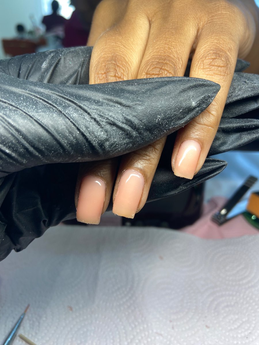 cvparris's tweet photo. Plugging myself yet again… Feel free to repost and/or follow 🤍🤍🤍

Gel Nail Tech (GelX, BIAB &amp; Hard Gel) 
📍 Duncan Village San Fernando
(Hard gel pictured)
https://t.co/z6sGxSsM48 https://t.co/zHKuiVYIZk