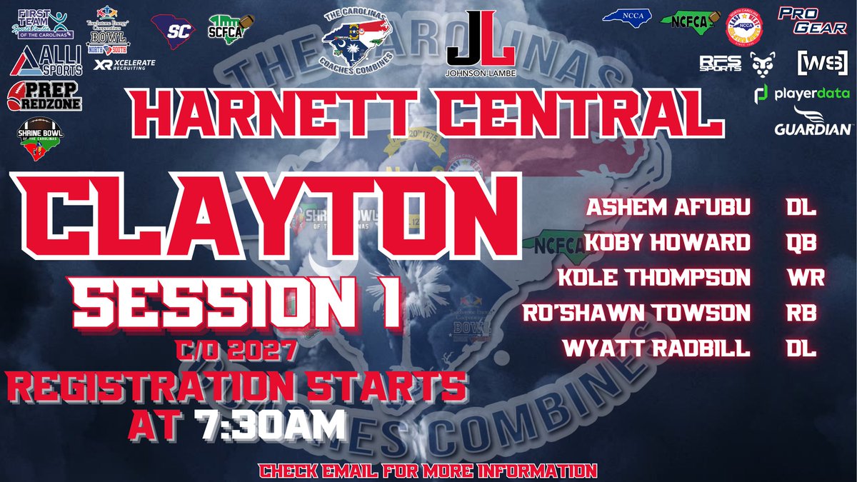 Carolinas Coaches Combine tweet media